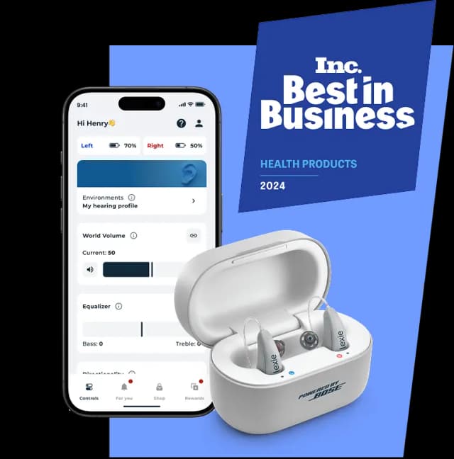Lexie hearing aids and app