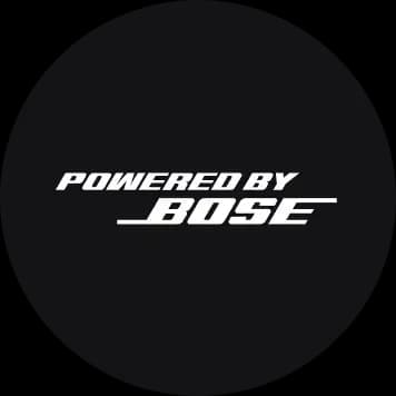 Powered by bose