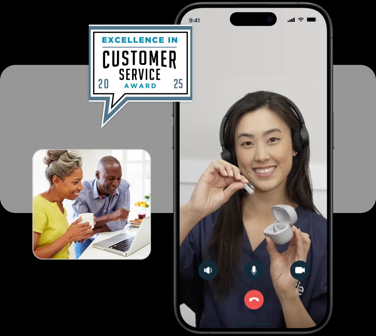 Lexie expert on a video call with a customer